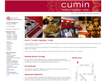 Tablet Screenshot of cumin-chicago.com